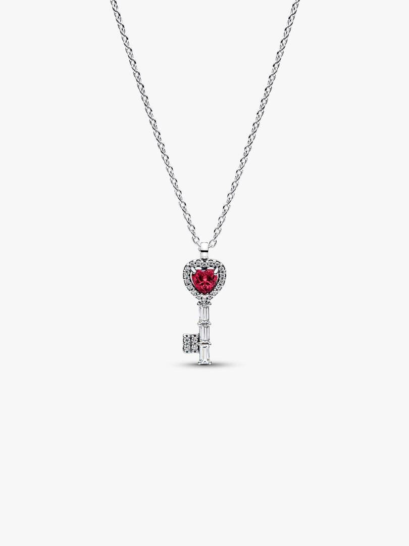 Collar Llave Rojo + Anillo + Caja de Regalo 🔑❤️💍✨