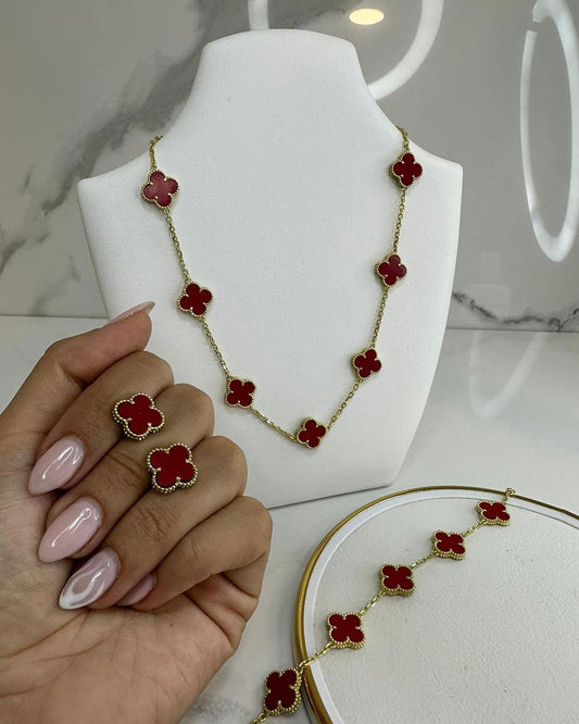 Set Van Cleef + Caja de Rosas 🍀🌹✨🎁
