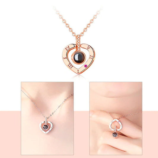 Collar Corazón Te Amo + Caja de Regalo ❤️✨