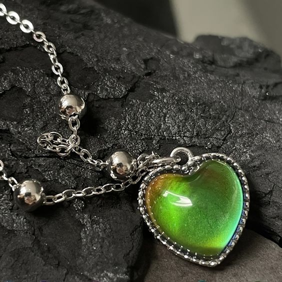 Collar Corazón Emociones + Caja de Regalo ❤️🌈✨