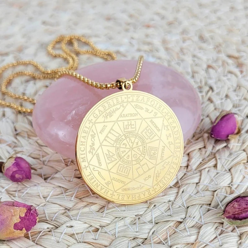 Collar Sello 7 Arcángeles + Caja de Regalo ✨🙏