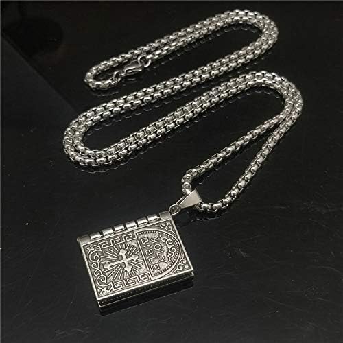 Collar Biblia Padre Nuestro + Caja de Regalo ✨📖🙏