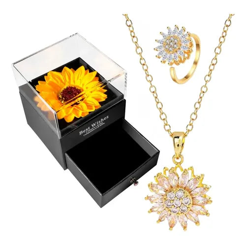 Combo Girasol Giratorio + Caja Girasol 🌻✨🎁