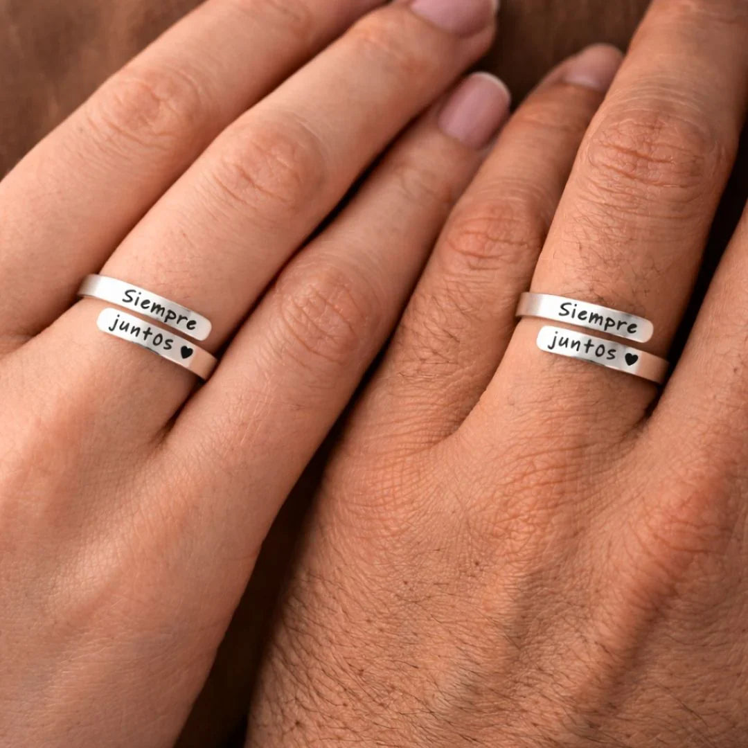 Anillo Siempre Juntos + Caja de Lujo 💍❤️✨🎁