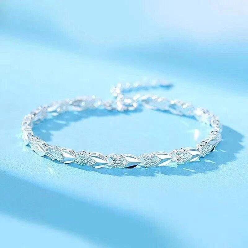 Pulsera Lujo Trébol de 4 Hojas + Caja de Regalo 🍀✨💚🎁