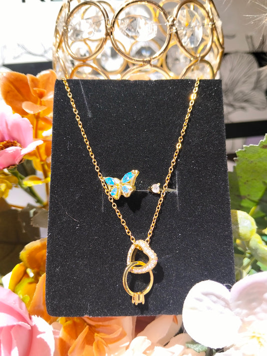 Set Pacto Mágico + Caja de Regalo 🦋💍✨🎁