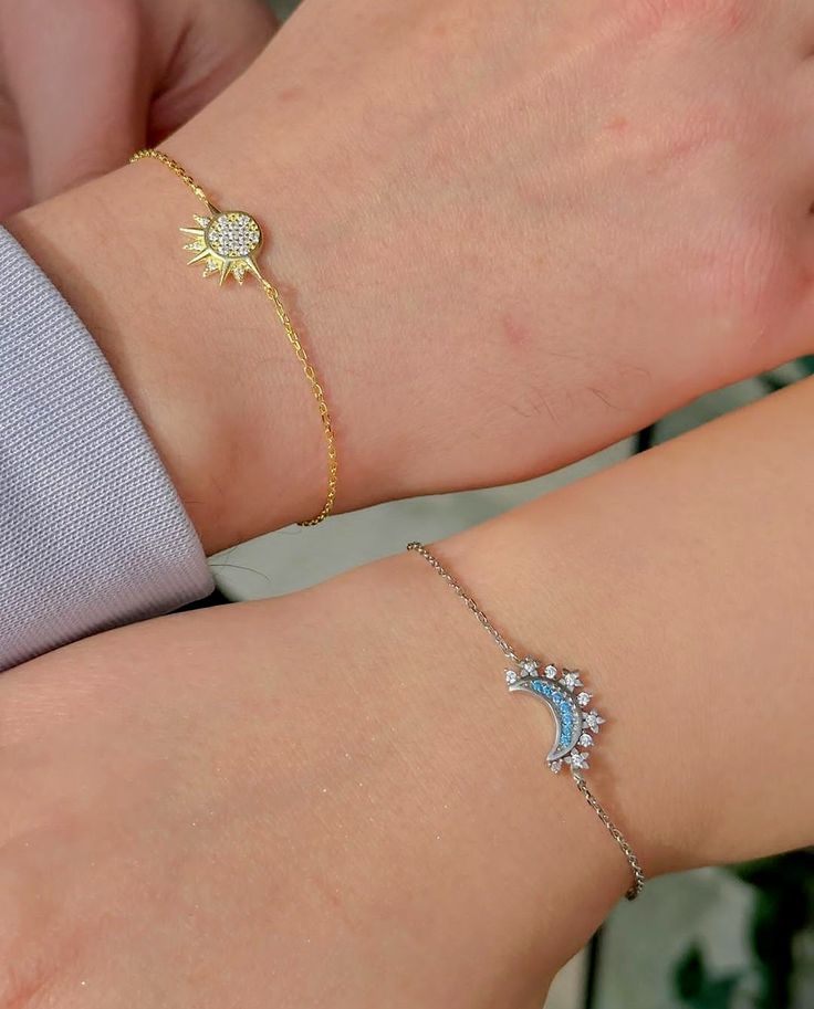 Pulsera Dúo Sol y Luna + Caja de Regalo ☀️🌙✨