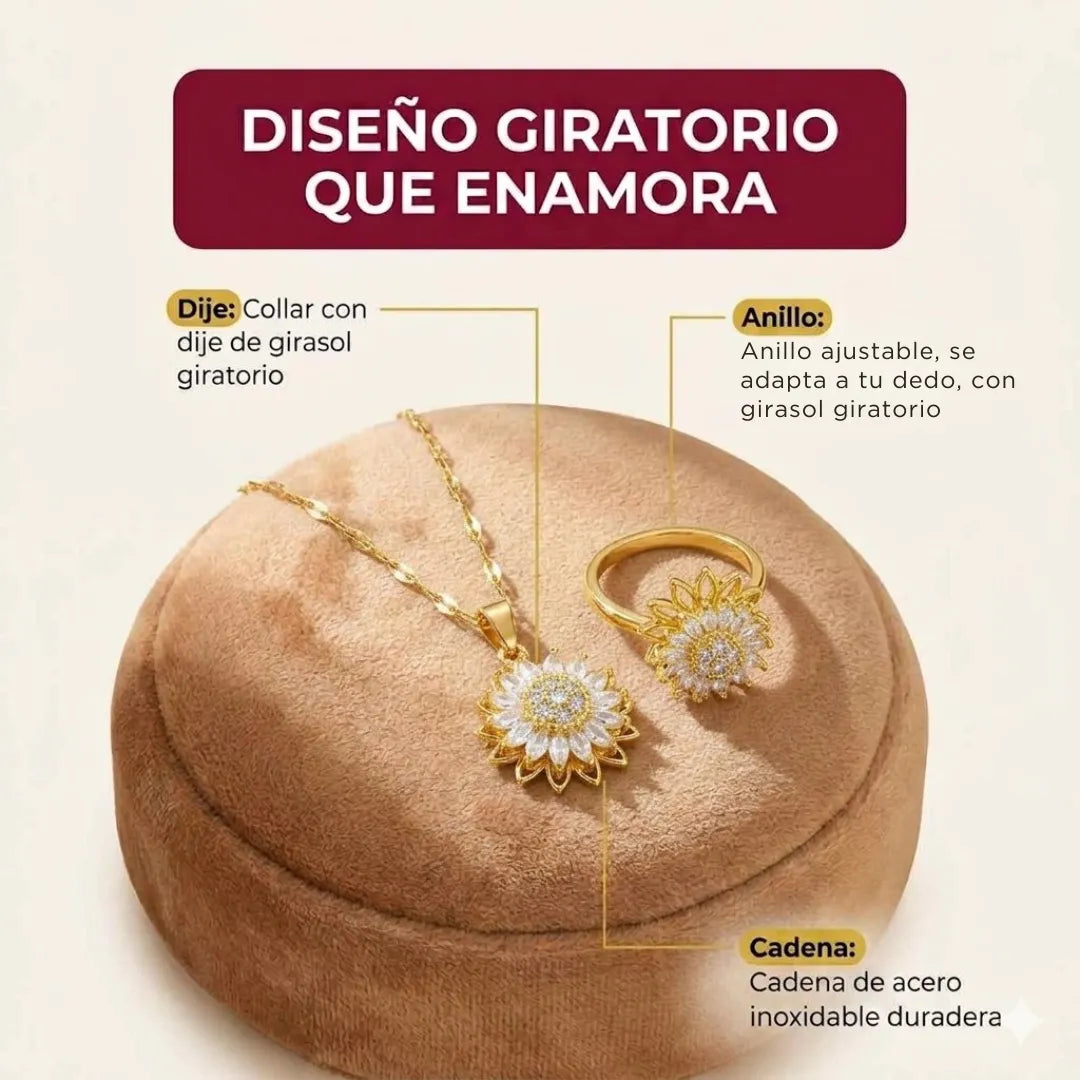 Combo Girasol Giratorio + Caja Girasol 🌻✨🎁