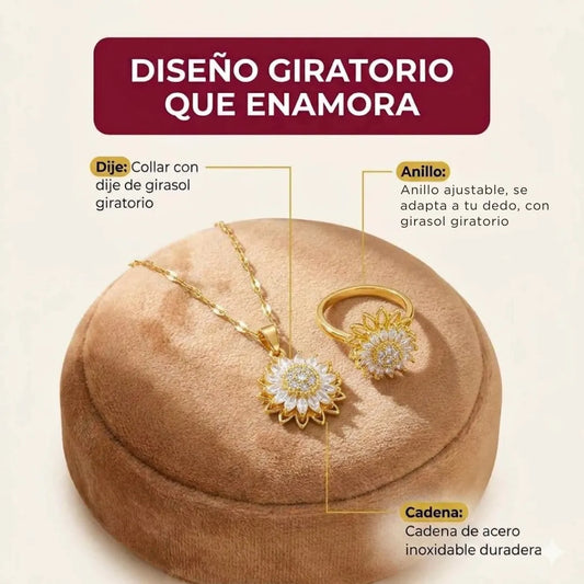 Combo Girasol Giratorio + Caja Girasol 🌻✨🎁