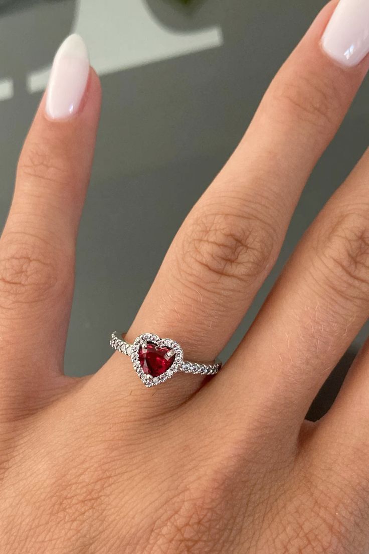 Anillo Pandora Corazón + Caja de Regalo 💍❤️✨
