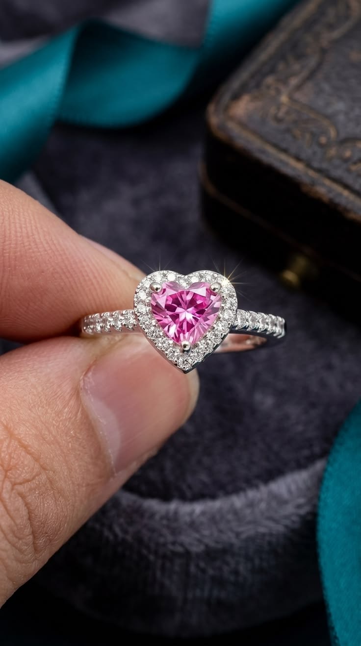 Anillo Pandora Corazón + Caja de Regalo 💍❤️✨