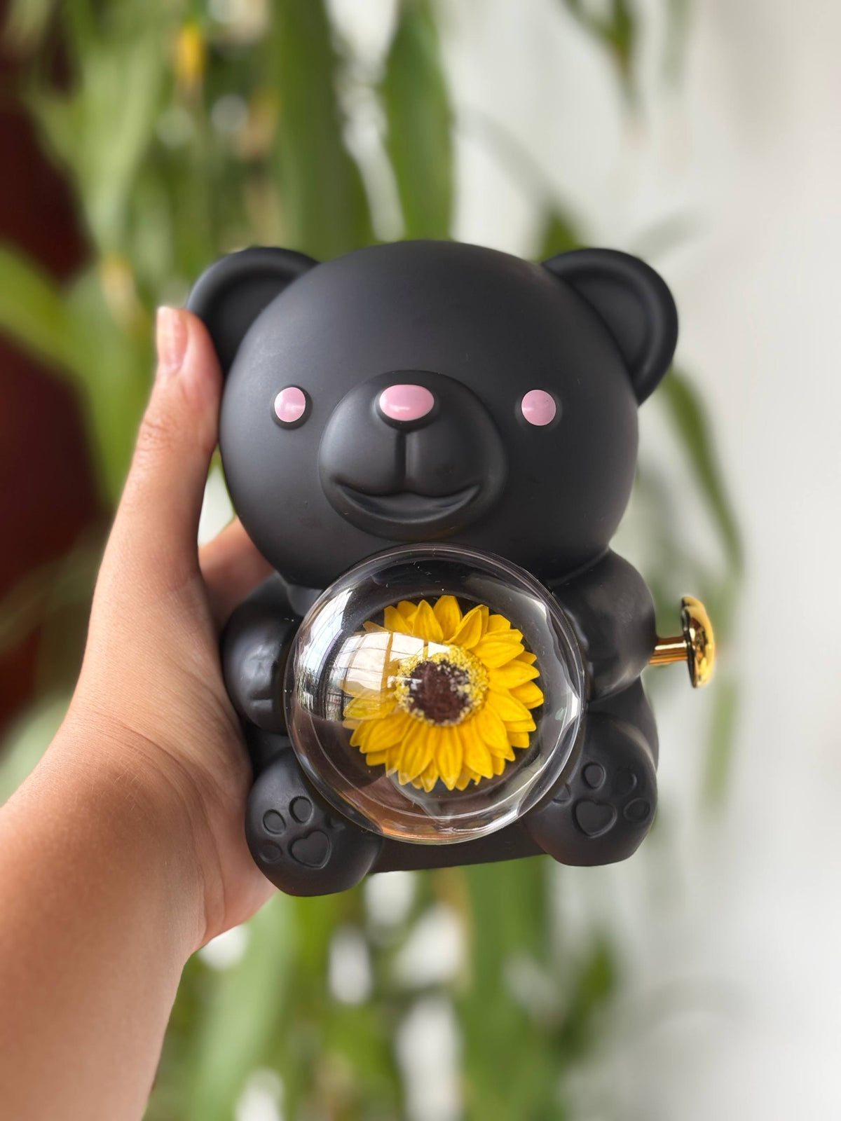 Anillo Girasol + Caja Osito 🌻🧸✨🎁