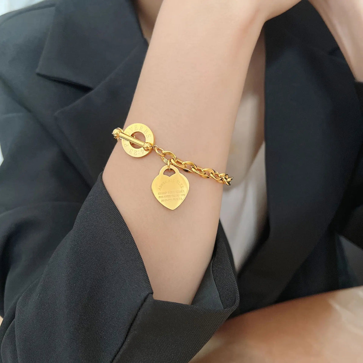 Pulsera de Lujo Protege Tu Corazón + Caja de Regalo ❤️🛡️✨🎁